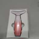 Dopsikn 7 Color Galvanic Machines - Red Light Therapy for Face and Neck, Face Massager Tool for Wrinkles, Double Chin, Vibrating Facial Massager with Thermals, Pink