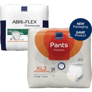 Abena Premium Incontinence Protective Underwear, Abena Pants, Pull-ups, Moderate/Heavy Absorbency, Level 2, Extra Large, 96 Count