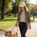 Dog Mom Gifts for Women Dog Lover Gifts Dog Mom Hat for Dog-Loving Woman Baseball Cap Beige