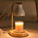 SOKCVSEA Candle Warmer Lamp - Candle Lamp Warmer with Dimmable, Birthday Gifts for Mom Women, House Warming Gifts New Home Decor, Wax Melt Warmer with 2 Bulbs 