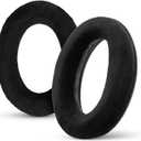 Replacement Earpads for Sennheiser HD600, HD650, HD660S, HD525, HD535, HD545, & Massdrop HD58X, HD6XX Headphones - Soft Velour Cushions for Extra Comfort, by Brainwavz (Black)