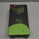 40oz Tumbler with Handle and Flip Straw, Travel Water Cup with Leakproof Lid for Keep Cold 34hrs & Hot 10Hras, Reusable Stainless Steel Water Bottle Fits in Cup Holder (Indigo Black)