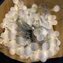 147ft Globe String Lights Outdoor Waterproof, 300 LED Indoor Christmas Lights Plug in with Remote, Hanging Fairy Light for Bedroom Holiday Party Patio Garden Christmas Decorations, Warm White