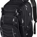 VECKUSON 18.4 Laptop Backpack for unisex, 60L Extra Large Gaming Laptops Back Bag with USB Charger Port,TSA Friendly Flight Approved and RFID Anti-Theft Pocket Heavy-duty Pack,21.3*15.7*11.8inch Grey