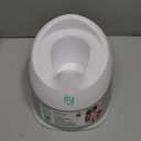 Ingenuity Ready Set Go Potty Training Toilet, Removable Bowl, Non-Skid Bottom, Wide Stable Base, Age 18 Months & Up, White & Grey