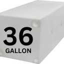 36 Gallon RV Fresh Water Tank, Potable Water Storage Tank for Drinking, Cooking, Cleaning, Showering, for Campers, Trailers, Motorhomes, RVs, Cube Shape, 37" x 16" x 15" (WT-5549)