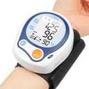 2 x LotFancy Kids Wrist Blood Pressure Monitor for Home Use, BP Cuff 5-8 for Small Adult, Digital Automatic Blood Pressure Cuff 60 Readings, 1 User, Blood Pressure Cuff Wrist with Portable Carrying Case