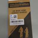 BriskMore Handlebar Bike Mirror, Scratch Resistant Glass Lens, Ajustable and Rotatable Safe Rearview Bicycle Mirror