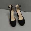 Ankis Black Platform Closed Toe Heels for Women, Womens Heels Closed Round Toe Chunky Block Pumps Shoes, Size US 6.5
