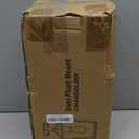 UpgradedSemi Flush Mount Ceiling Light, Black Industrial Ceiling Light Fixtures, Farmhouse Light Fixture for Hallway Stairway Garage Living Room Dining Room BalconyNot waterproof, Not for Outdoor