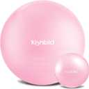 kisnbld Exercise Ball, Extra Thick Yoga Ball for Workout Pregnancy Stability, 4 Sizes Anti-Burst Balance Ball with Foot Pump - Heavy Duty Fitness Ball Chair for Office, Home & Gym
