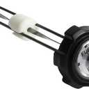 Raider 22622 12.5" Snowmobile Screw on Gas Fuel Cap with Gauge (12.5 inch, Black)