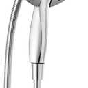 Delta 4-Setting In2ition 2-in-1 Dual Shower Head with HandHeld Spray, Chrome Detachable Shower Head with Hose, Showerhead, 1.75 GPM Flow Rate, Chrome 58499