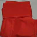 homing 2 Pack Rectangle Table Cloth, Elastic Fitted Fabric Tablecloth Fits for 6 Foot Folding Tables, Washable Table Cover for Picnic, Camping, Indoor & Outdoor (Red, 30" x 72")