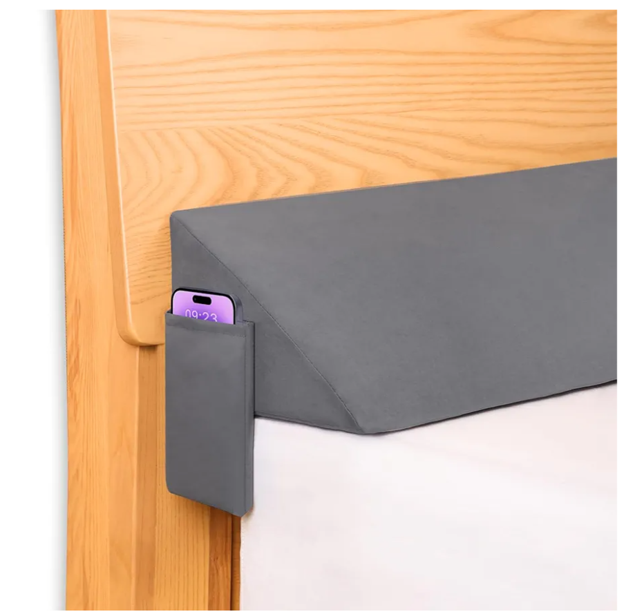 King Size(76"x10"x6") Bed Wedge Pillow for Headboard Pillow Gap Filler/Mattress Wedge Gap Close 0-6'' Fill headboard and Mattress
