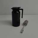ShineMe Thermal Coffee Carafe, 40oz(1.2L) Stainless Steel Coffee Carafe for Keeping Hot Liquids, Travel Size Insulated Thermal Carafes for Coffee, Tea, Water, Beverage Dispenser(Black)