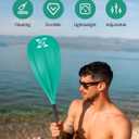 ZLX Paddle Board Paddle, 3 or 4 Piece Adjustable SUP Paddle, Detachable Floating Kayak Paddles, Lightweight Oar with Premium Durable Fiber Blade, for Paddleboard, Surfing, Water Sports Enjoyment
