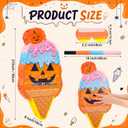 Poen Large Halloween Pumpkin Piñata 21 Inch Halloween Ice Cream Pinata
