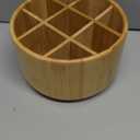 Mela Artisans Medium Scalloped Decorative Wooden Bowl | 10 Inch Mango Wood Fruit & Serving Bowl | Natural Grain Texture | Ideal for Kitchen Counter | Snacks | Desserts | Bread | Handcrafted Decor