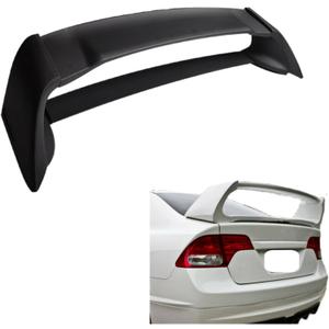 GXYWADY Rear Trunk Spoiler Wing Replacement for Civic 4DR Sedan 2006-2011 RR Style Rear Trunk Lid Wing Spoiler