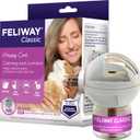 FELIWAY Classic 30 Day Cat Calming Plug In Pheromone Diffuser Starter Kit, 48ml - Helps Reduce Common Signs of Stress in Cats & Kittens, Enhanced Calming