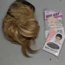 Fencca Ombre Blonde Highlight Wigs for Women Layered Wavy Wig with bangs Natural Synthetic Heat Resistant for Women Daily Party Use