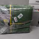 20x30 Canvas Tarp 350GSM Green Super Heavy Duty Canvas Tarps with Rustproof Grommets, 12 oz Durable & Multipurpose Outdoor Tarpaulin for Camping, Patio, Canopy Tent, Trailer Equipment & Woodpile Cover