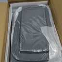 8-Piece Deep Glass Baking Dish Set with Plastic lids, Rectangular Glass Bakeware Set with Lids, Baking Pans for Lasagna, Leftovers, Cooking, Kitchen, Freezer-to-Oven and Dishwasher, Gray