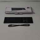 Bluetooth Slim Keyboard for Mac, Aluminum Rechargeable Keyboard Wireless, Low-Profile Silent Flat Key Compatible with Apple iMac, MacBook, Mac and iOS, Full Size - Space Gray