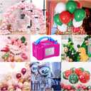Growsun Electric Balloon Pump Air Inflator Portable Automatic Dual Nozzle Balloon Blower 110V 600W for Birthday Baby Shower Balloons Party Decorations