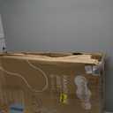 Pamo Babe Double Stroller Tandem Stroller for 2 Kids Push Pull Kids Wagon Adjustable Handle Waterproof and Sunproof Canopies Large Removable Storage Baskets