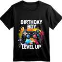 Betecoro 3D Graphic T-Shirt for Boys Girls, Crewneck Casual Short Sleeve Tops Tee Shirt Tshirt for Kids Teen XS