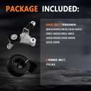 Belt Tensioner & Serpentine Belt Kit for 2.4L Toyota Camry 2007-09, Corolla 2009-12, Matrix 2009-13, RAV4 2006-08, Pontiac Vibe 2009-10, Scion XB 2012-2015, Replace# 38453+7PK1905