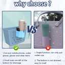 2 x 3 in 1 Phone Holder for Bogg Bag, Cup Holder for Stanley Cup, Sunglasses Holder for Bogg Bag Accessories, Organise Your Bag More Efficiently (Blue)