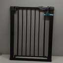 Babelio Baby Gate for Doorways and Stairs, 26-40" Auto Close Dog Gate, PressGuard C5, Easy-Install Pressure Mounted Satey Door, No Drilling Safety Gate for Child and Pets, Black