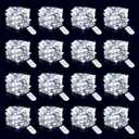Onforu 16 Pack White Fairy Lights Battery Operated String Lights, 6.5ft IP67 Waterproof Twinkle Lights LED Lights for Strings Wedding Centerpiece Decor Christmas Bedroom