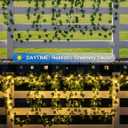 suddus Solar Ivy String Lights, 33ft 100 LED Vines with Lights Warm White