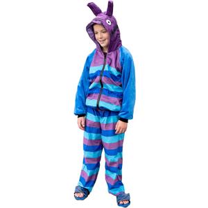 ComfyCamper Party Llama Costume Sweatshirt Hoodie (10-12 years)