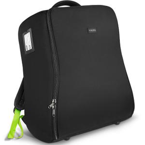 YOREPEK Padded Stroller Bag for Airplane Travel - Compatible with UPPAbaby MINU V2 & MINU, Gate Check Bag Backpack with Large Inner Mesh Pocket, Sturdy Stroller Storage Bag for Accessories (Black)