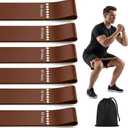 3-Pack XX-Heavy Resistance Loop Bands, Premium Natural Rubber Workout Bands for Exercise, Thickened Heavy Duty Fitness Bands for Legs, Glutes & Strength Training, 20-85 lbs Stretching Range