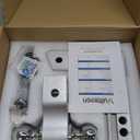 Drop Hitch for 2.5 Inch Receiver, Vullteeon 8 Inch Adjustable Trailer Hitch Ball Mount, 18,500 LBS GTW, (2" & 2-5/16") Chrome Plated Steels Balls, Aluminum Tow Hitches with Two Anti-Theft Pins Locks