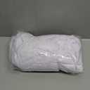 Trlyc 1 Pack 8FT Spandex Table Cloth - 96 x 30 Inch Rectangular Stretch Tablecloth, Wrinkle Resistant Scretch Table Cover for Wedding, Party, Banquet, Picnic, Outdoor Decoration (1Pcs,White)