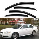Original 4pcs Window Shade, Outside Mount Tape-On Rain Guards Set, Window Visors Compatible with 2006-2013 Chevy Impala All Models 2014-2016 Chevrolet Impala Limited Model Only 94843