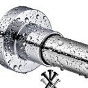 BRIOFOX Shower Curtain Rod 43-73 Inches, Never Rust and Non-Slip Spring Tension Rod for Bathroom, Polished 304 Stainless Steel