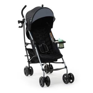 3Dlite Convenience Stroller, Gray Lightweight Stroller with Aluminum Frame, Large Seat Area, 4 Position Recline, Extra Large Storage Basket Infant Stroller for Travel and More
