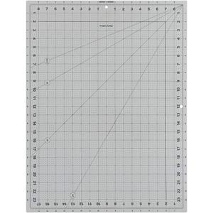 Fiskars Crafts Cutting Mat DIY (18 in. x 24 in.), 18x24, Grey