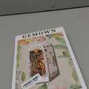 DIY Book Nook Kit - Bookend Diorama with LED - 3D Wooden Puzzle DIY Miniature House Kits - Bookshelf Insert Decor - Booknook Dollhouse Crafts Hobbies Gifts for Adults (Garden House)
