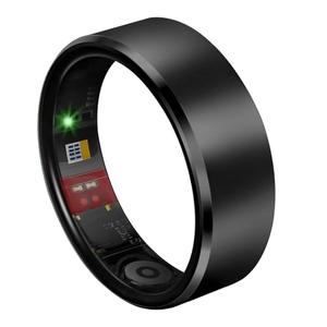 Milavan Smart Health Ring 2.0 for Women Men, Slim Scratch & Fingerprint Resistant Design,Efficient Chip Fitness Tracker, Monitors Heart, Graphite 10#