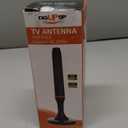 Digital TV Antenna for Smart Tv Indoor, 360 Reception Digital HDTV Antenna for Local Channels, Supports 1080P and 4K, Strong Magnetic BaseBlack-Magnetic Base