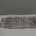 Gingbau Squirrel Trap Foldable Heavy Duty Humane Live Animal Cage Trap (Not for Mouse)(17.3"L x 7.4"W x 8.2"H)